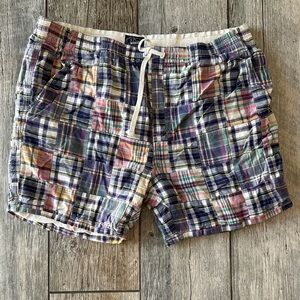 Plaid Madras Men's Shorts